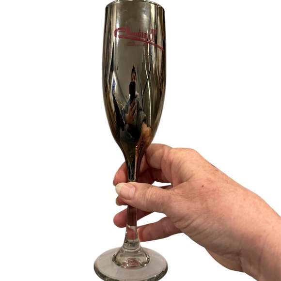 Elegant Silver Champagne Flutes Set - Picture 2 of 5